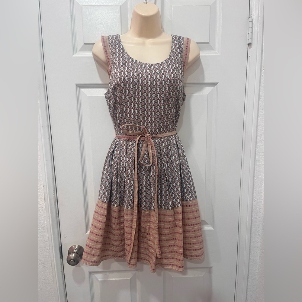 Doe and Rae Wendel Springs Sleeveless Cotton Dress - Large - NWT
